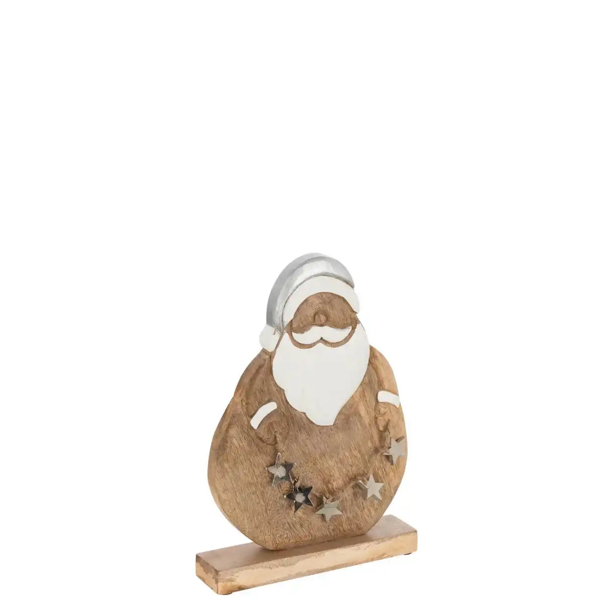 J-Line Weihnachtsfiguren - Holz - Natur - Groß