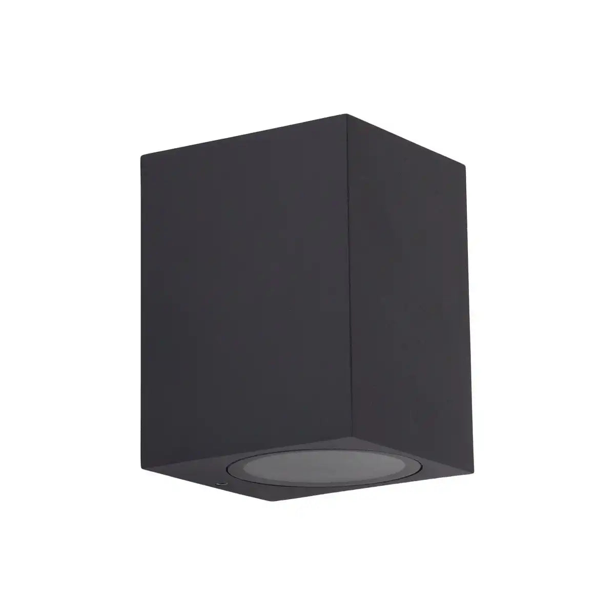 Außenwandleuchte "CUBUS", aus Metall und Glas in Anthrazit, GU10 Sockel
