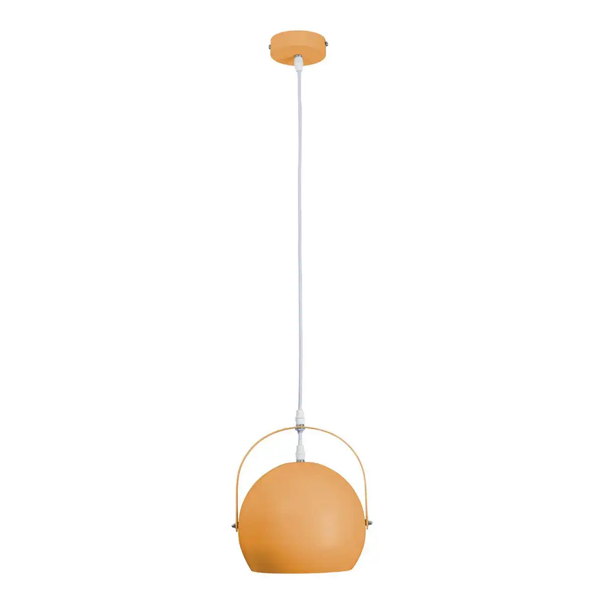 Pendelleuchte "COLORADO" orange Ø ca. 25 cm, Metall, E27-Fassung, Beleuchtung für Wohnzimmer, Esszimmer, Kinderzimmer