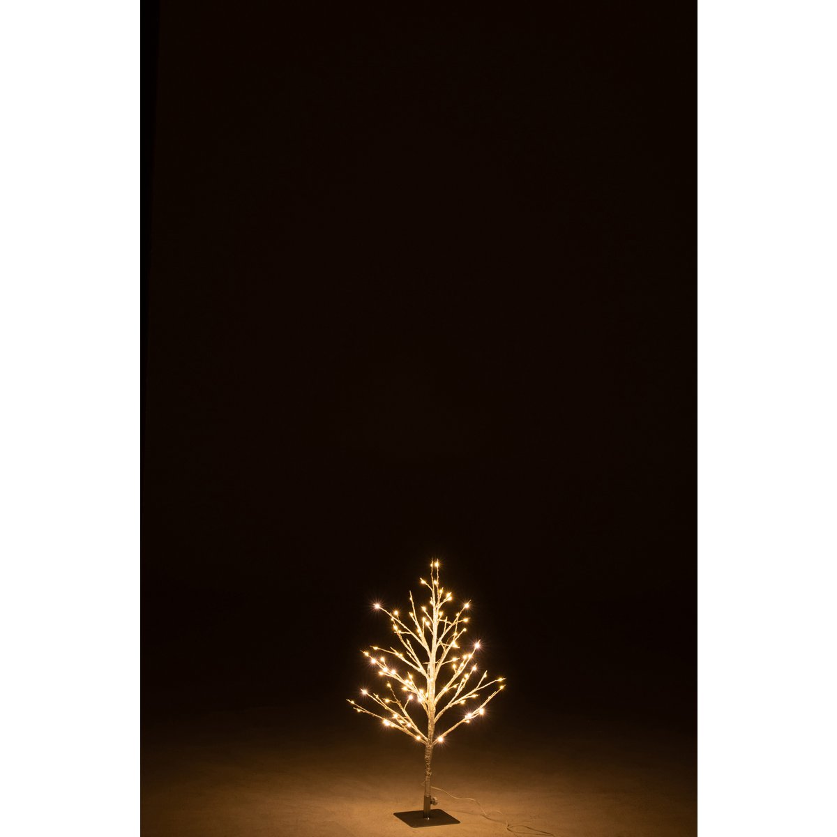 J-Line Bare Tree+Led Metall Silber Klein