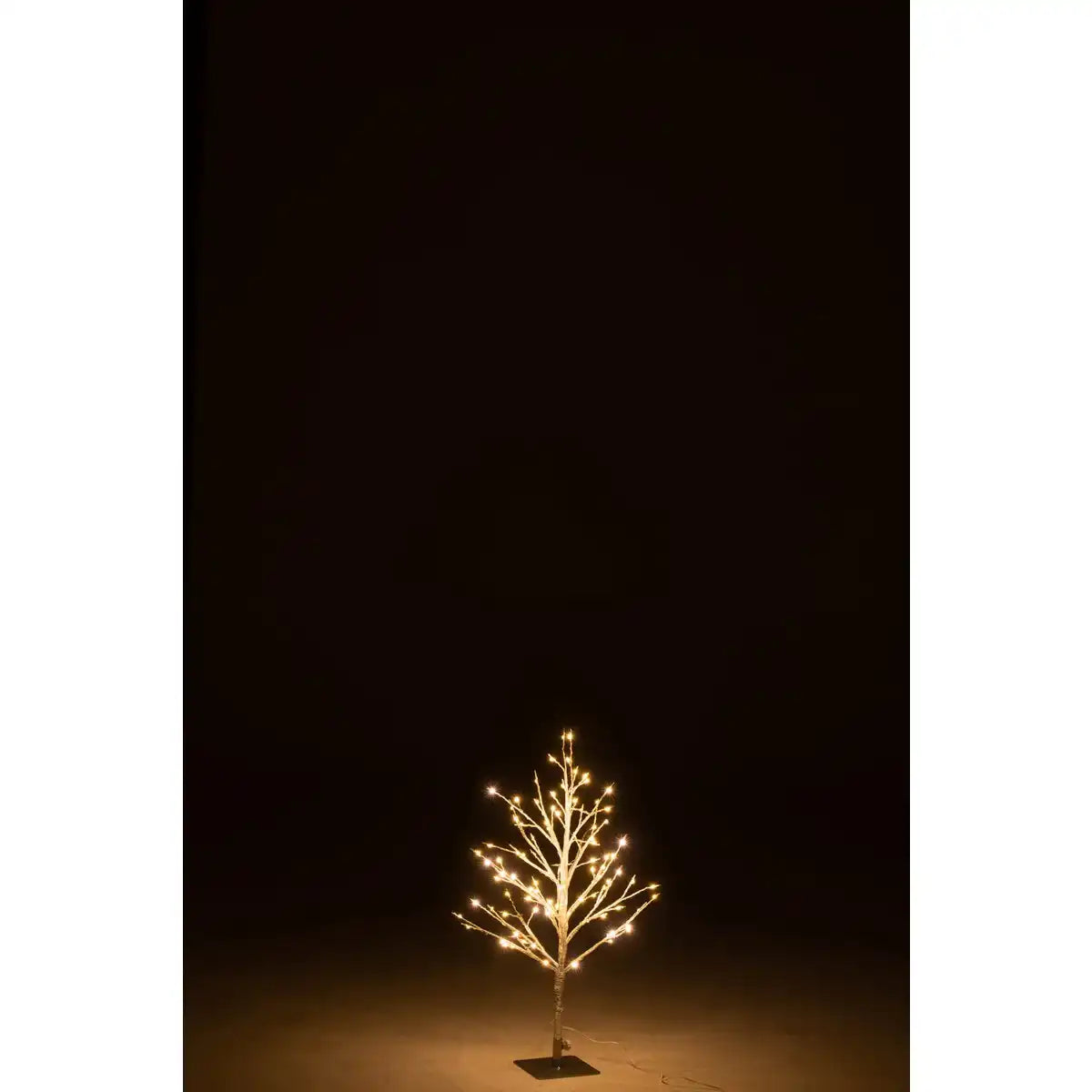 J-Line Bare Tree+Led Metall Silber Klein