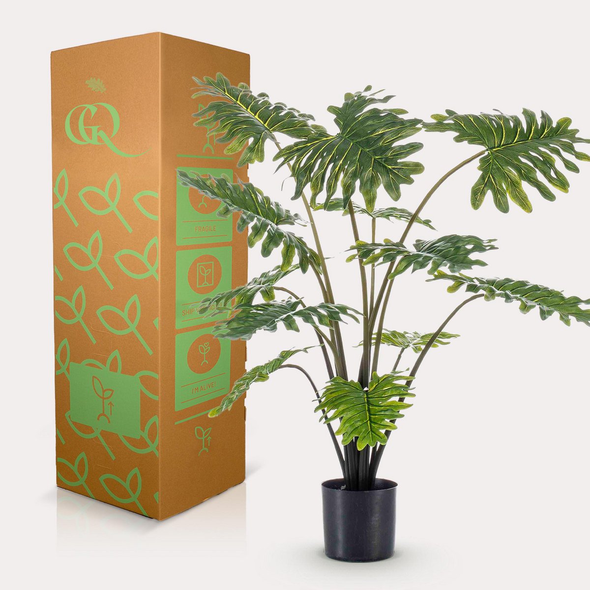 Künstliche Pflanze - Philodendron - 80 cm