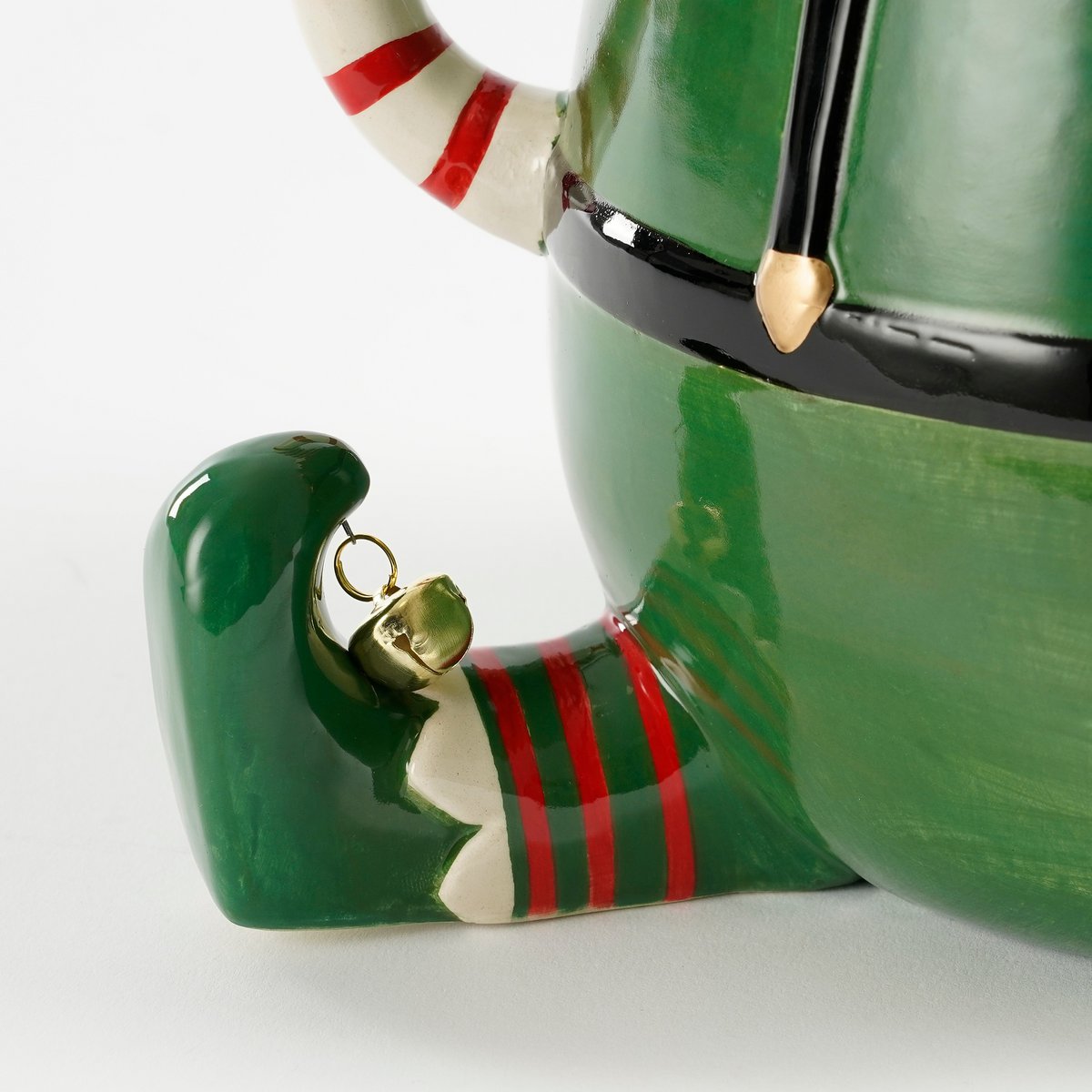 Lustiger Blumentopf Weihnachten – L28 x B19 x H17 cm – Dolomit – Grün