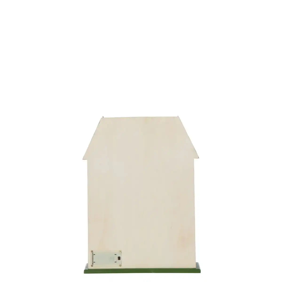 J-Line Huis Adventskalender LED Multiplex Weihnachtsrood/Dunkelgrün