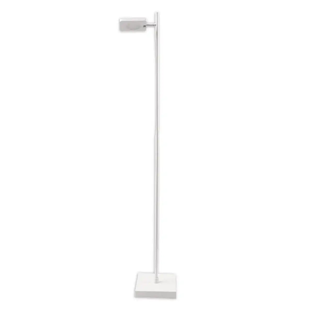 LED Akku-Stehleuchte "LUPA", 135 cm hoch, Aluminium weiß und Kunststoff, integrierte LEDs, 2400 lm, dimmbar, CCT-Funktion, 3000-6500 K, RGB-Lichtwechsler