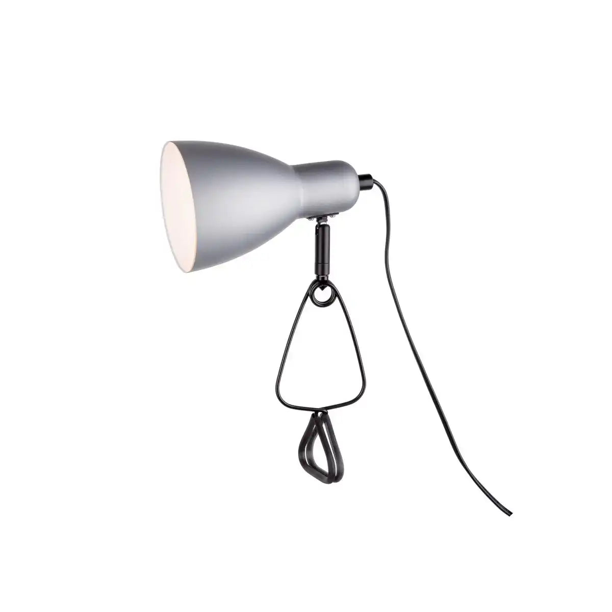 Klemmtischleuchte "MARA" matt weiß für E14 max. 18 Watt, für Innenräume, 28 cm hoch
