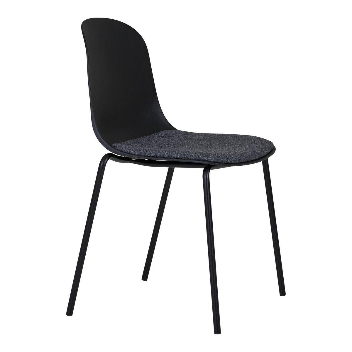 Madalena Esszimmerstuhl – Schwarz, 53 x 50 x 85 cm – 2er-Set