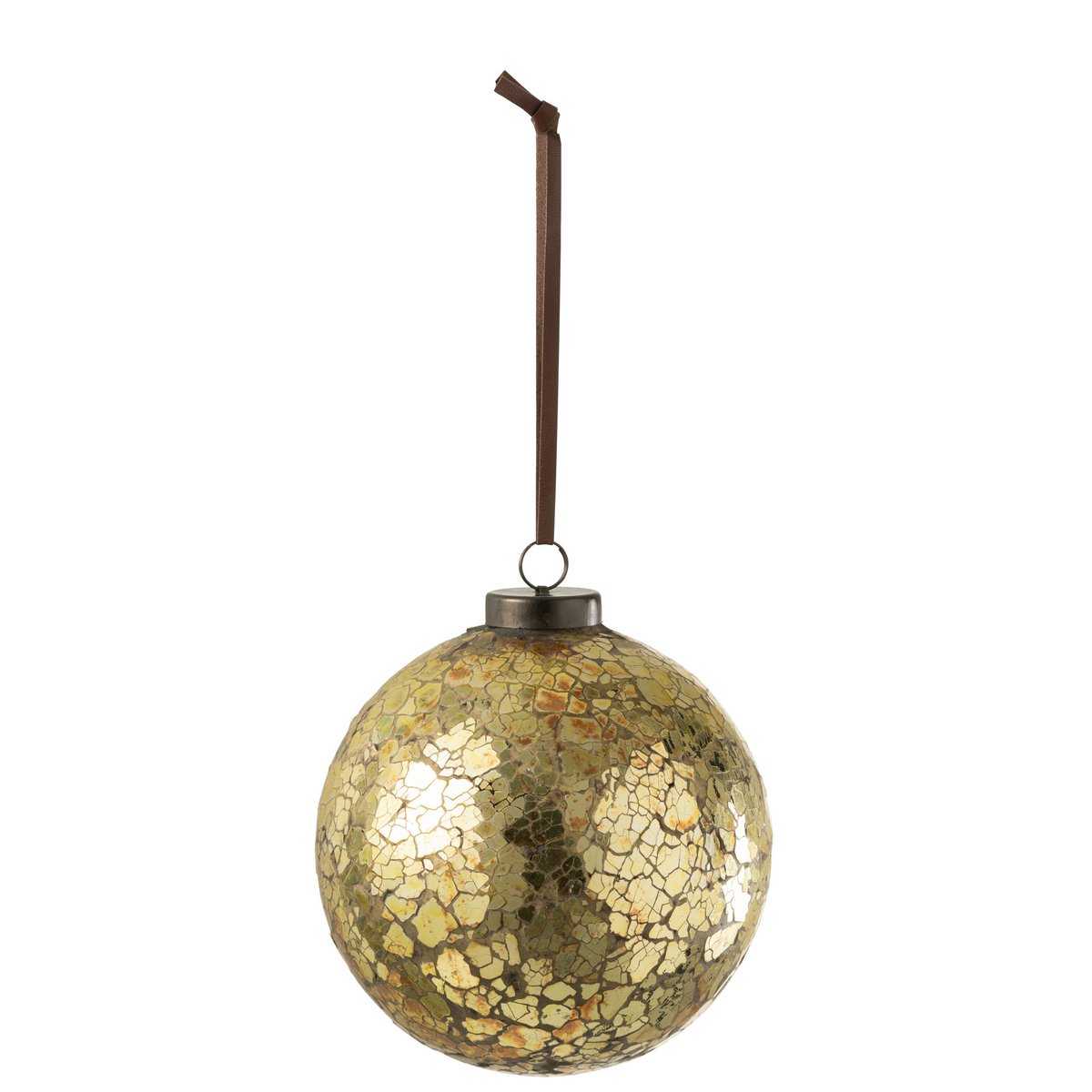 J-Line Weihnachtskugel Broken Glass Gold Large