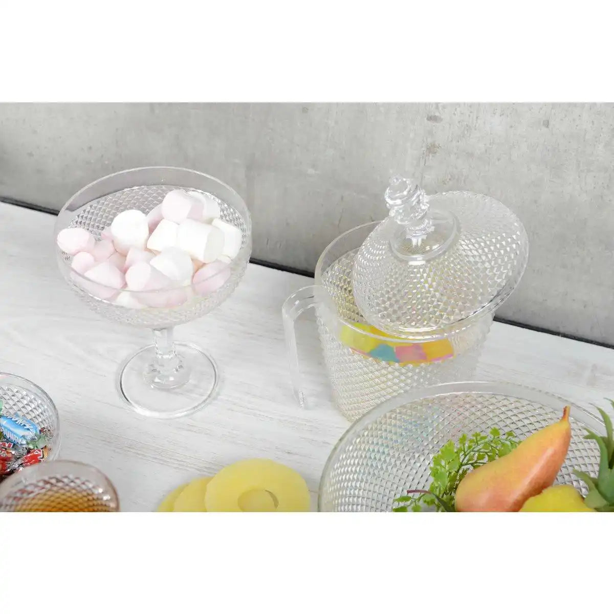 Acryl -Eisbecher transparenter Diamant 850 ml - min 6 PCs - HomeDesign Knaus
