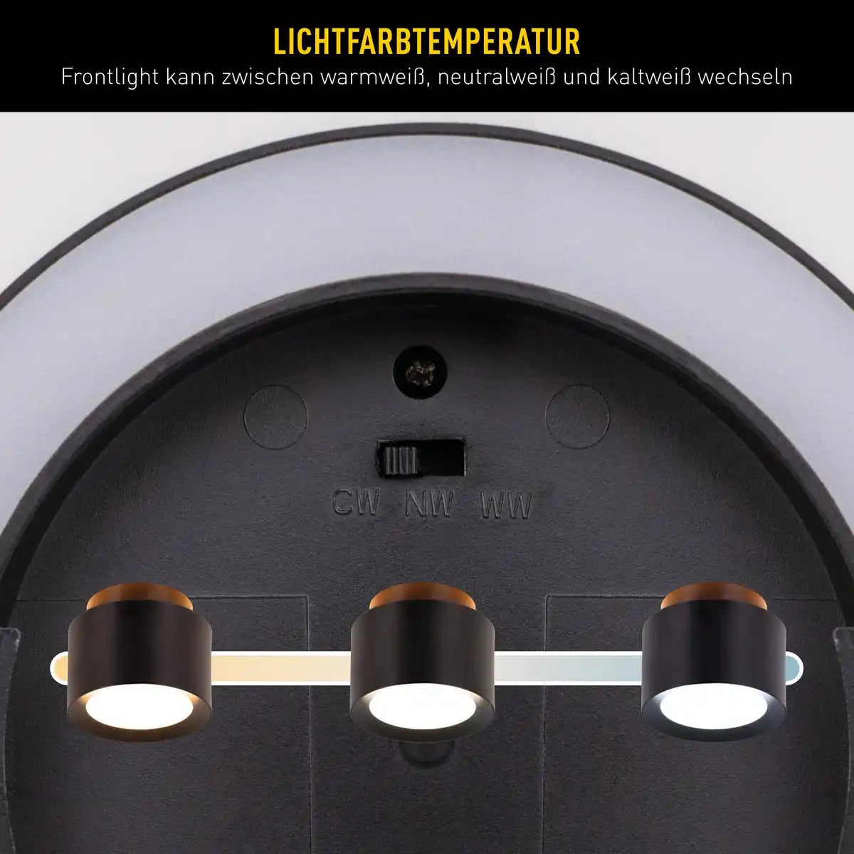 LED Spot D: 14cm schwarz "TRIMES"