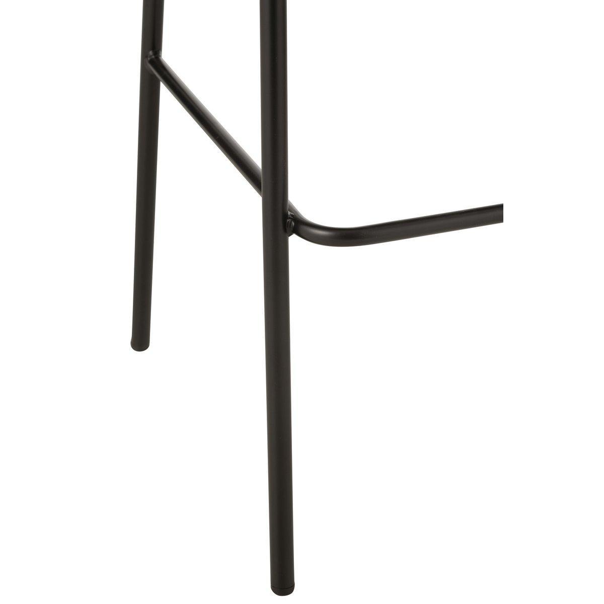 J-Line Barhocker Lone Sperrholz/Metall Natur/Beige