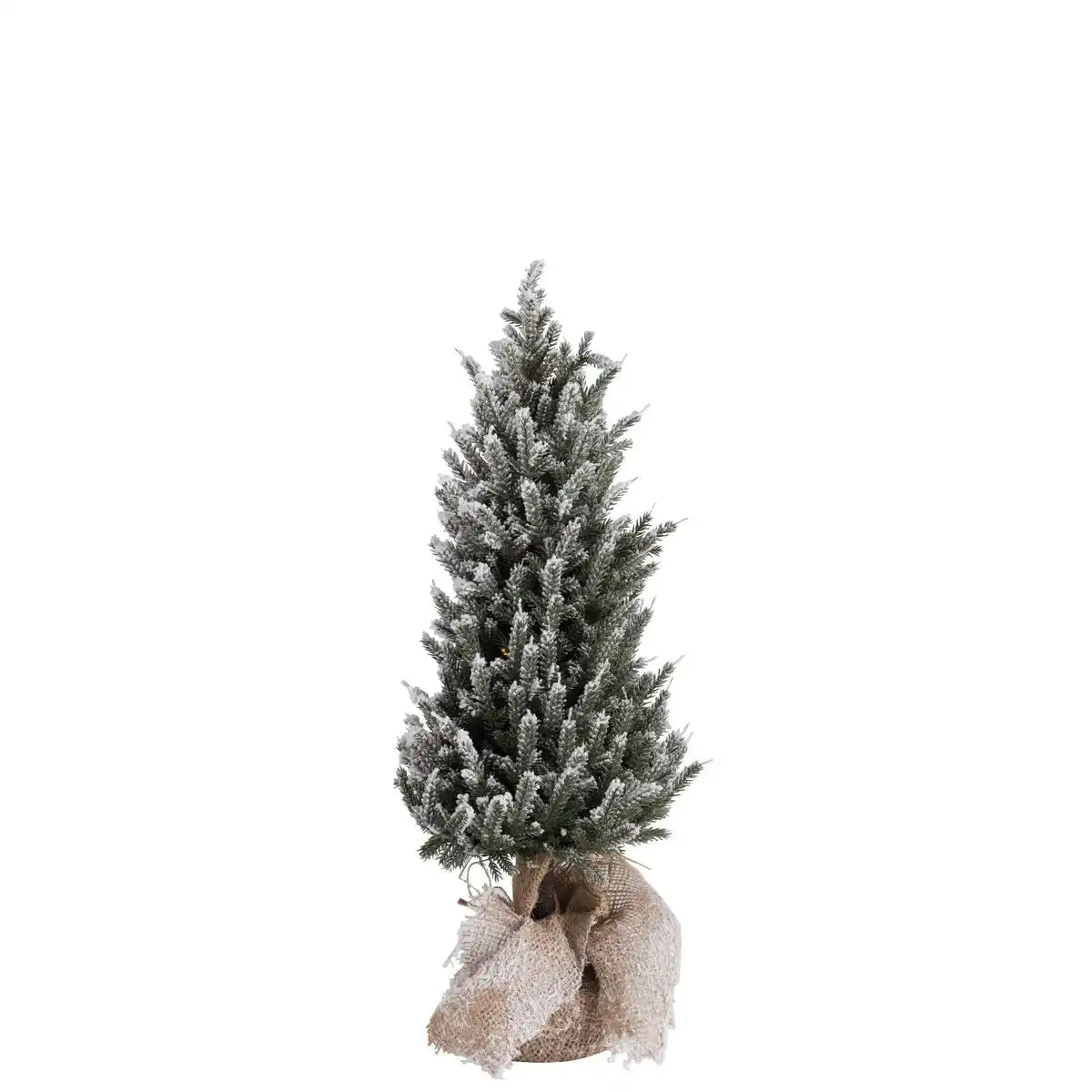 Dekoration Weihnachtsbaum + Topf - Jute/Kunststoff - Grün - Medium