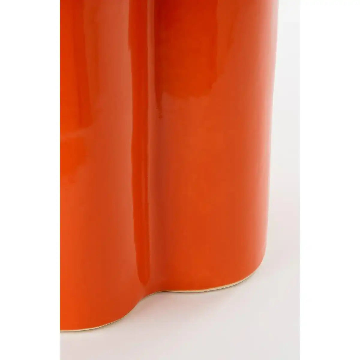 Aita Beistelltisch – H45 x Ø35 cm – Keramik – Orange - HomeDesign Knaus