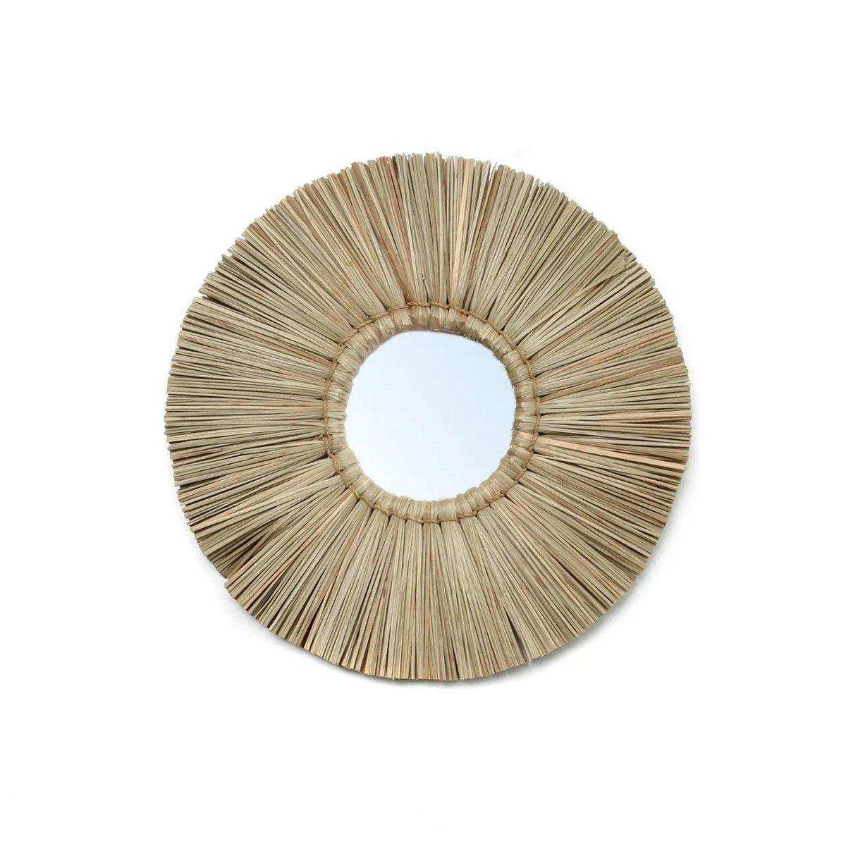 Alang Wandspiegel Dekorationsspiegel Natur 35 cm - HomeDesign Knaus