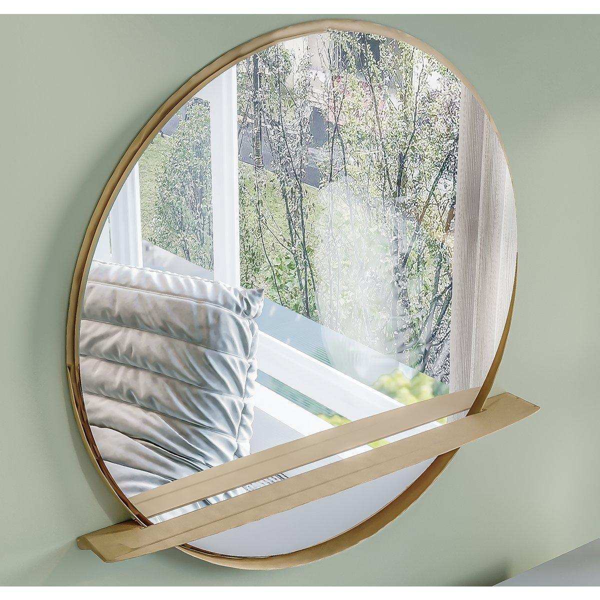 Alien Garderobenspiegel Wandspiegel mit Ablage 60 cm - HomeDesign Knaus