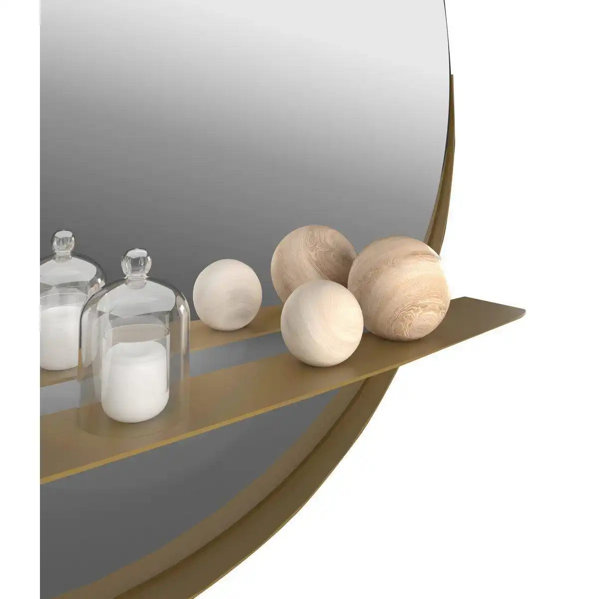 Alien Garderobenspiegel Wandspiegel mit Ablage 60 cm - HomeDesign Knaus