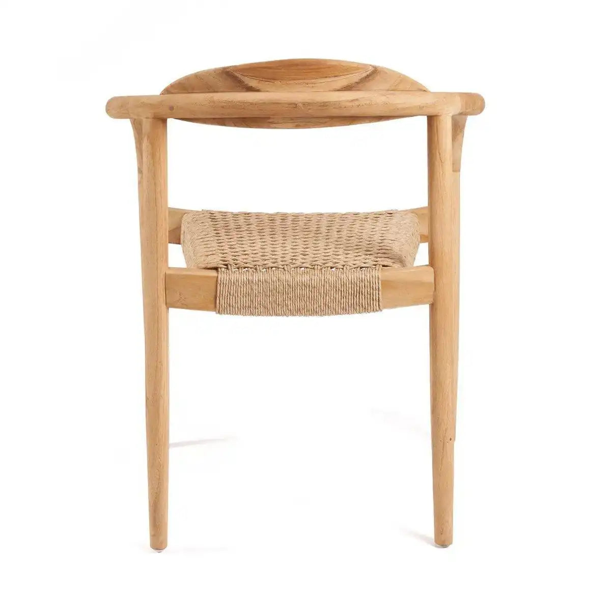 Amaya Esszimmerstuhl Natur Echtholz geflochten Retro - HomeDesign Knaus