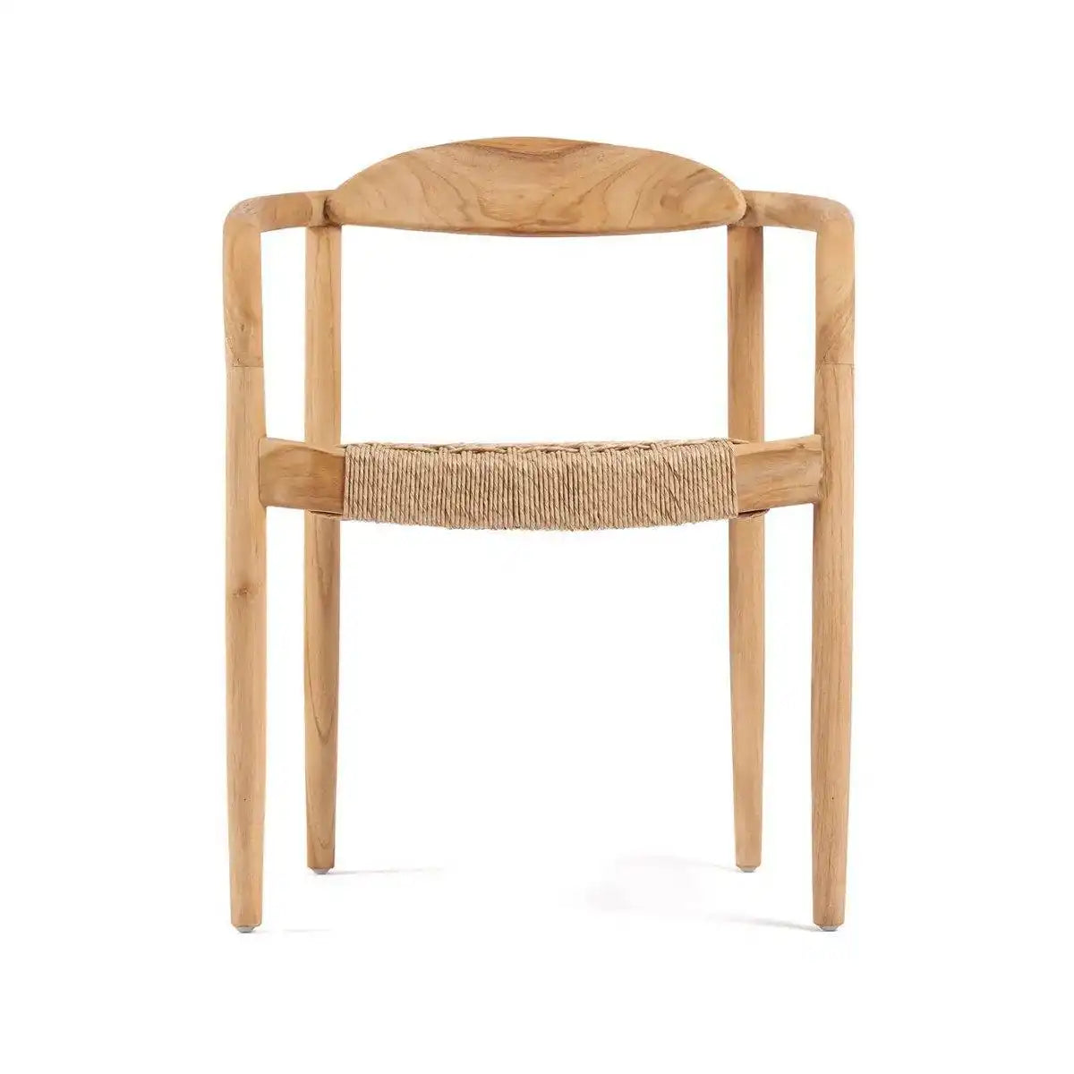 Amaya Esszimmerstuhl Natur Echtholz geflochten Retro - HomeDesign Knaus