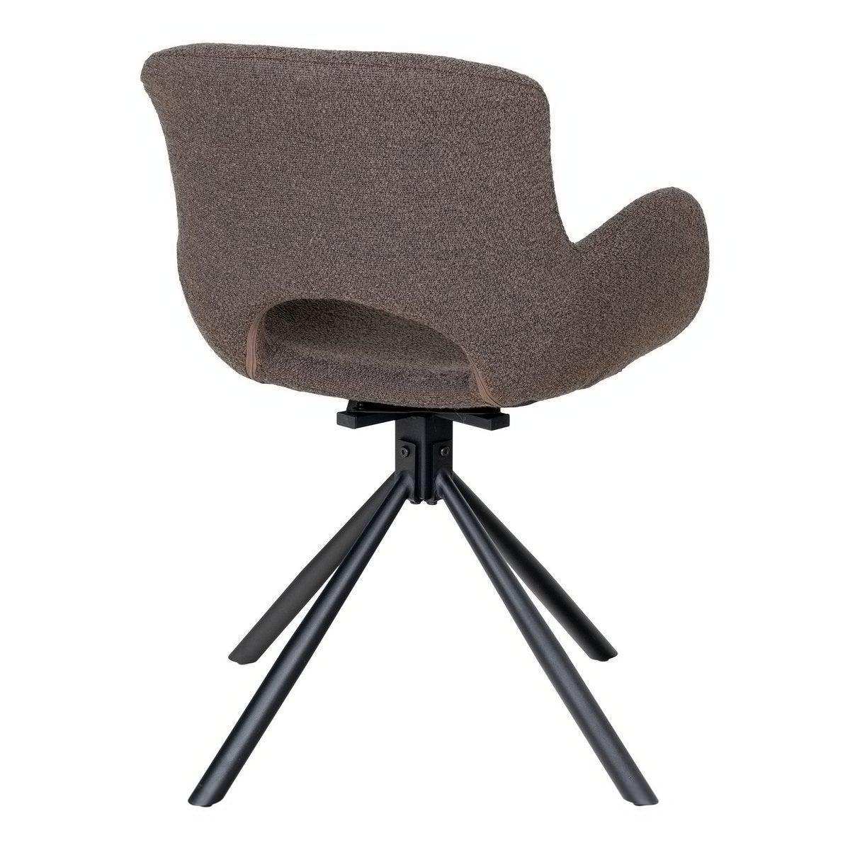 Amorim Esszimmerstuhl – Esszimmerstuhl, aus Bouclé-Pilz mit Drehgelenk - HomeDesign Knaus
