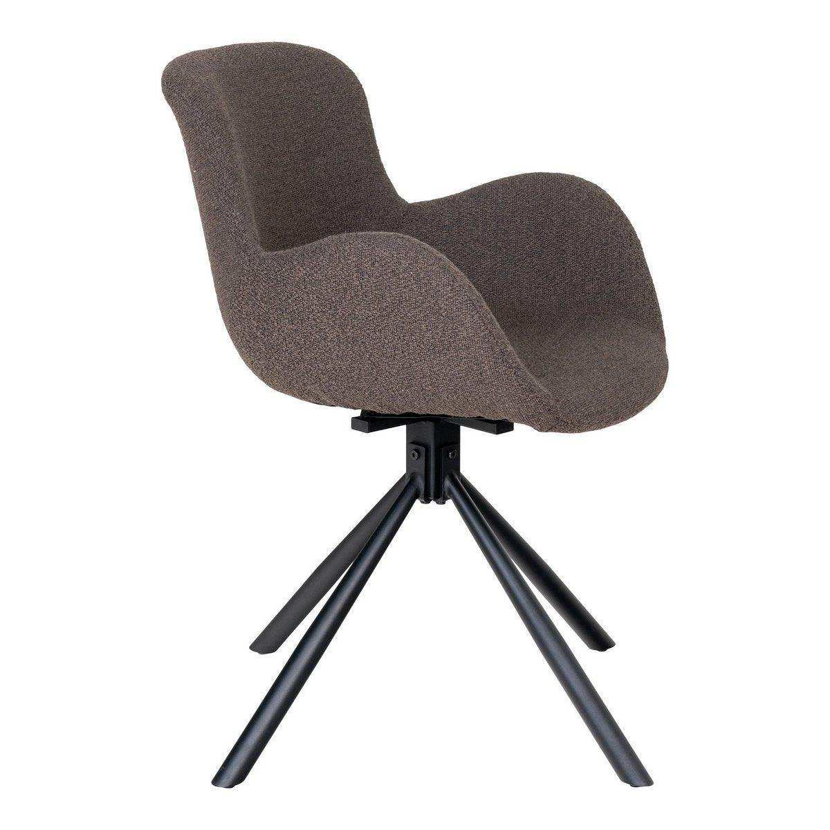 Amorim Esszimmerstuhl – Esszimmerstuhl, aus Bouclé-Pilz mit Drehgelenk - HomeDesign Knaus