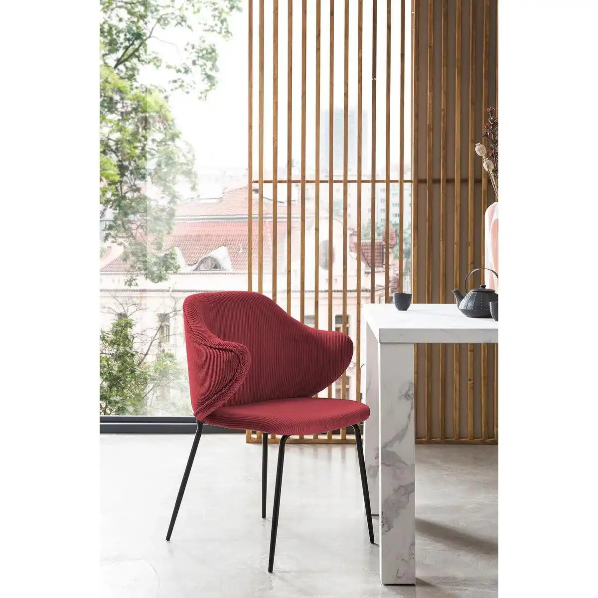 Armlehnstuhl 2er Set Beere - HomeDesign Knaus