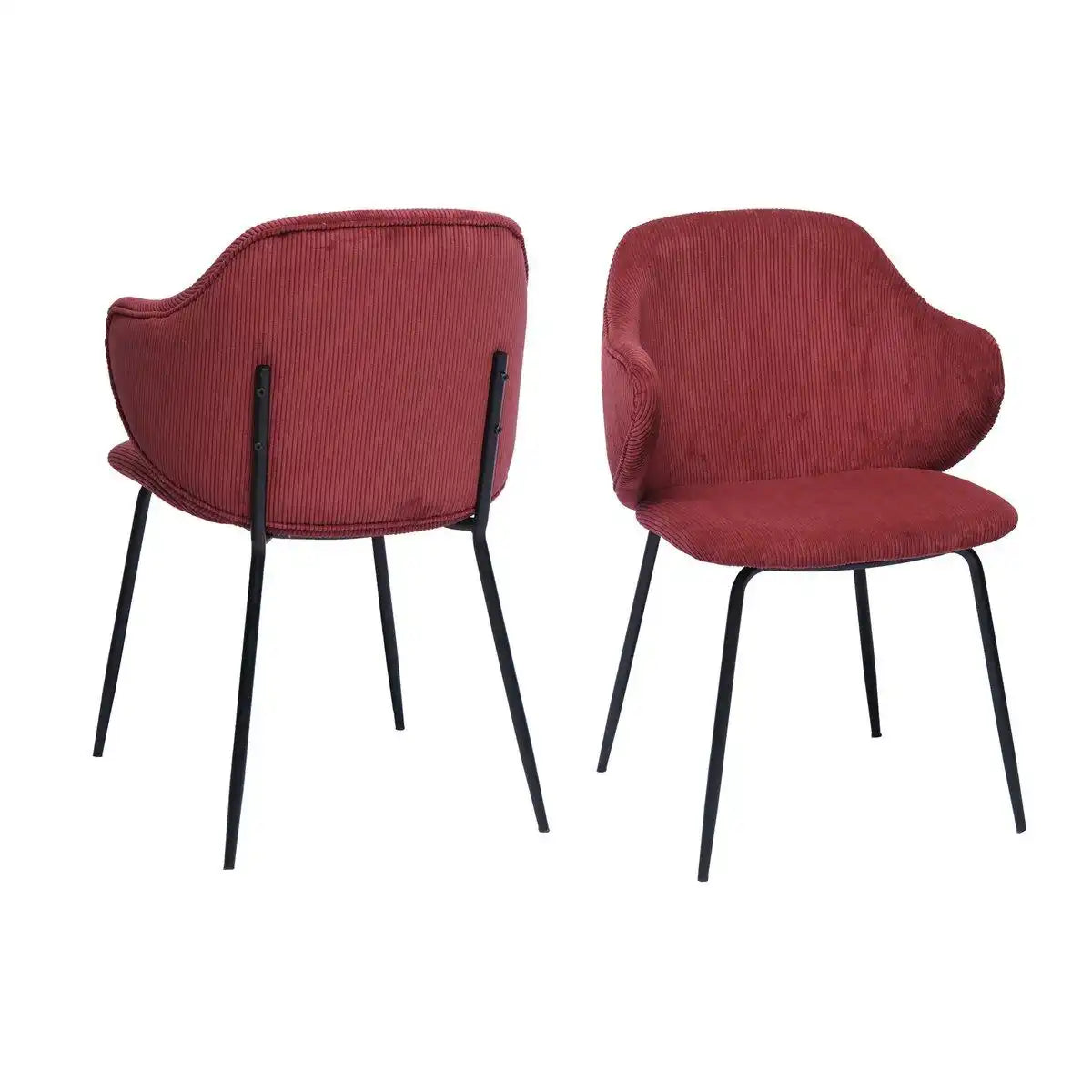 Armlehnstuhl 2er Set Beere - HomeDesign Knaus