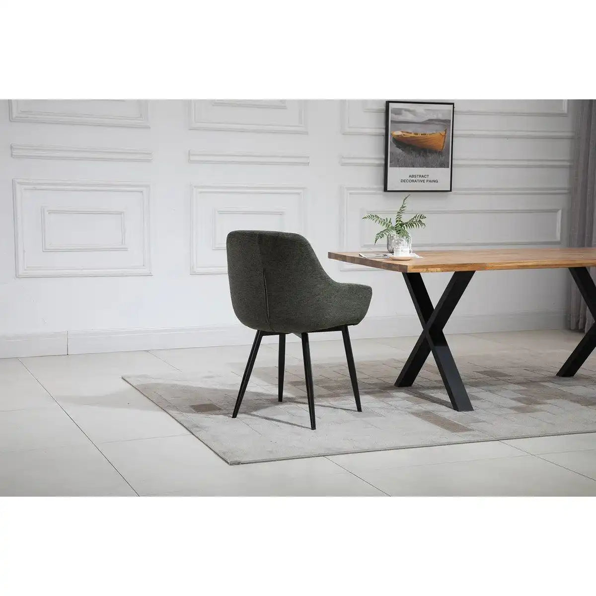 Armlehnstuhl 2er Set Grün - HomeDesign Knaus