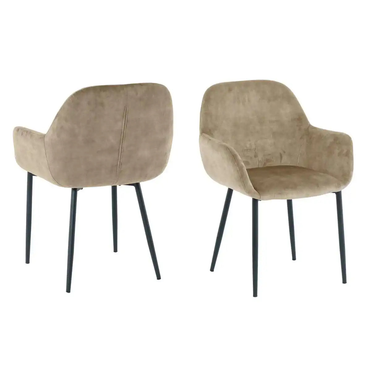 Armlehnstuhl, 2er-Set - HomeDesign Knaus