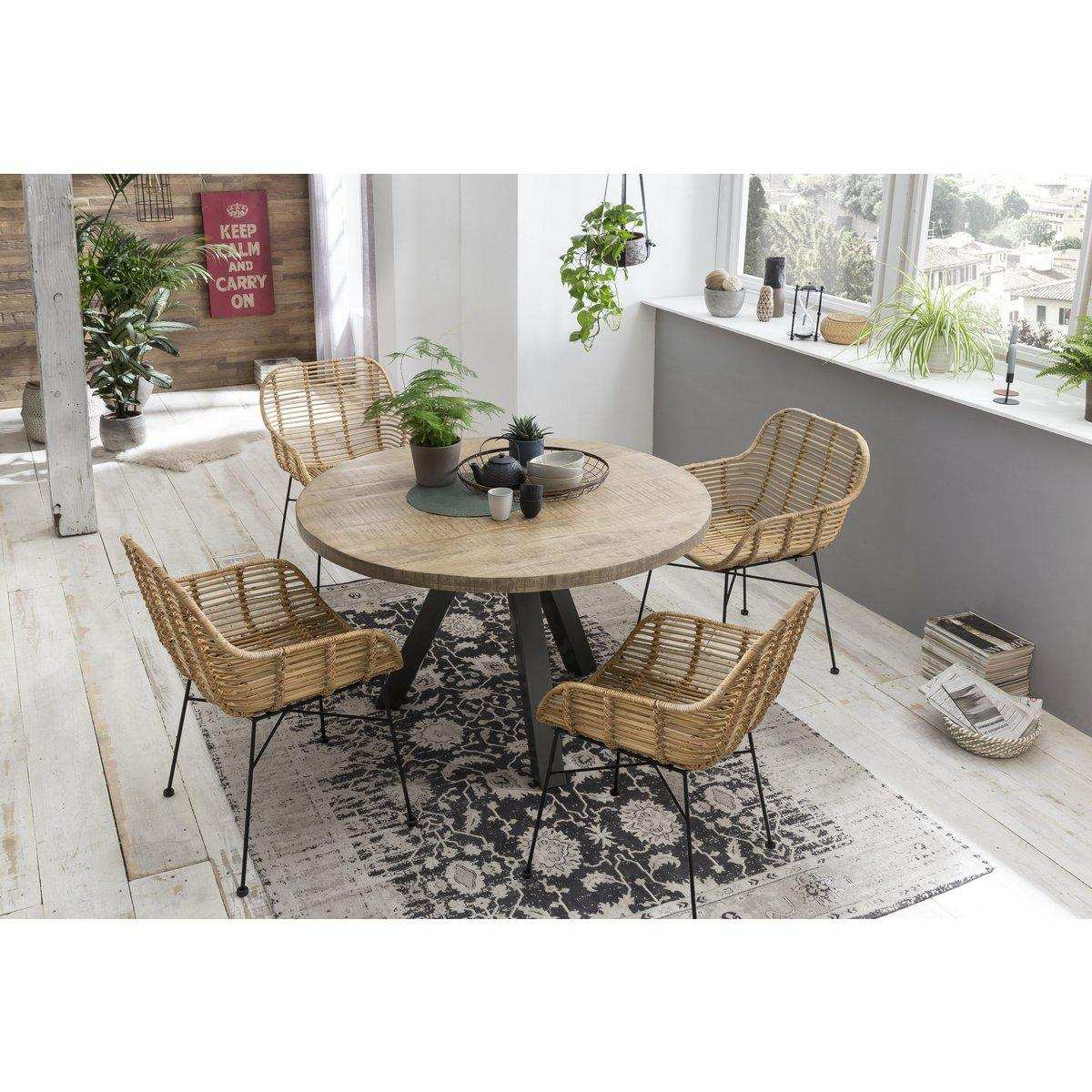 Armlehnstuhl, 2er-Set - HomeDesign Knaus