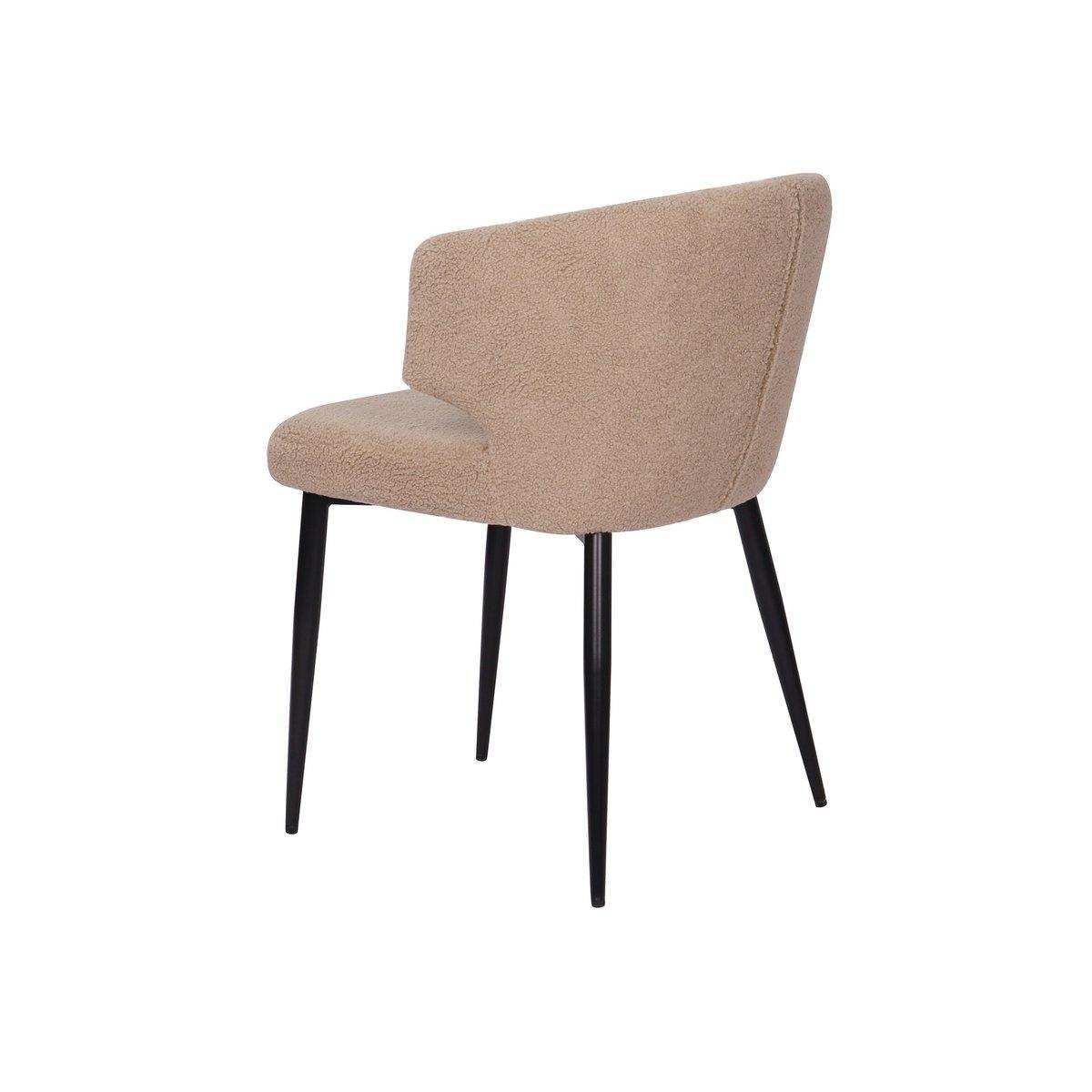 Armlehnstuhl 2er Set mit Bezug aus Teddyfell - HomeDesign Knaus