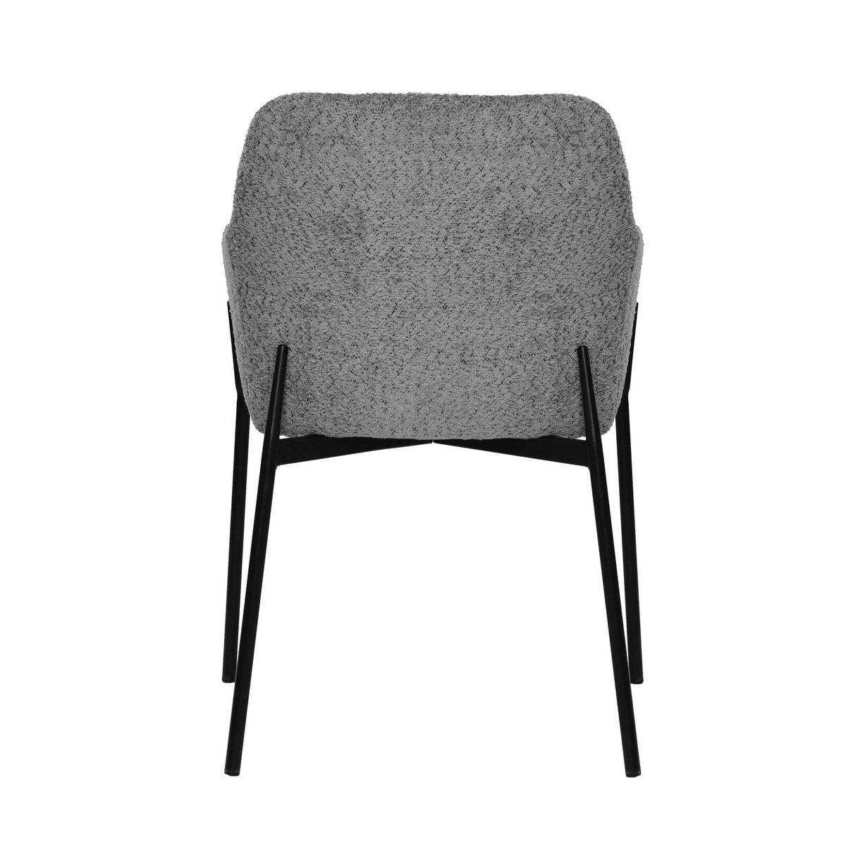 Armlehnstuhl 2er Set mit Bouclé-Bezug - HomeDesign Knaus