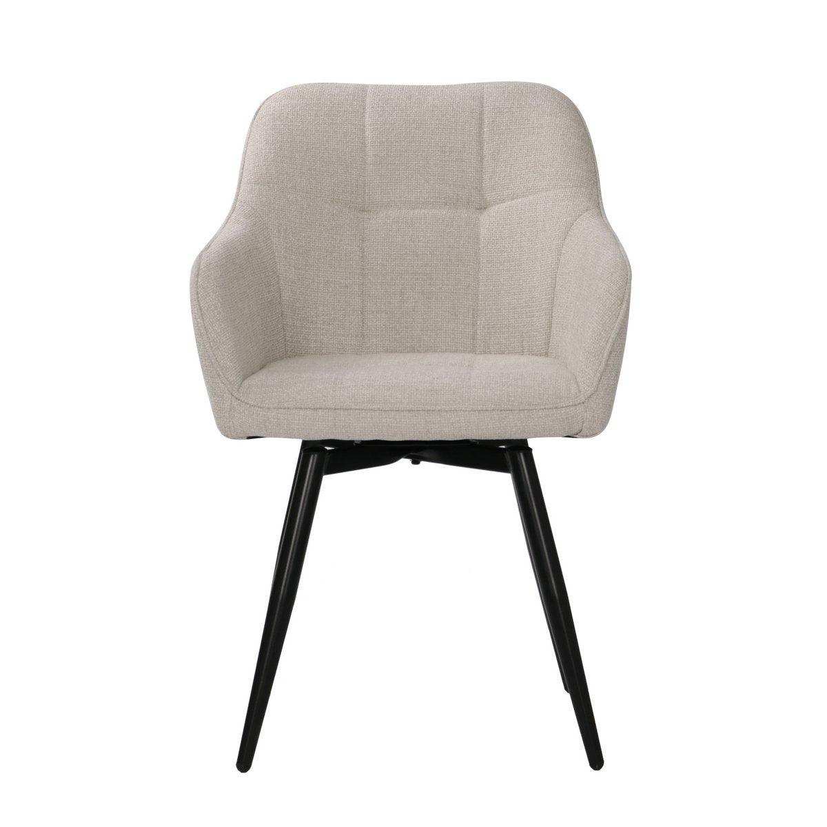 Armlehnstuhl 2er Set mit Drehfunktion - HomeDesign Knaus