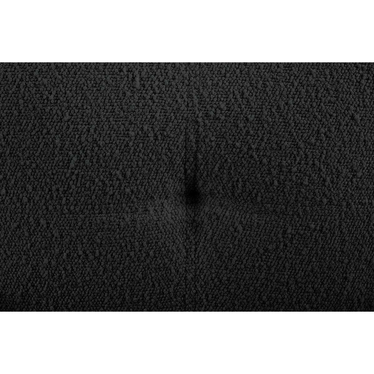 Armlehnstuhl Bouclé Stoff Anthrazit - HomeDesign Knaus
