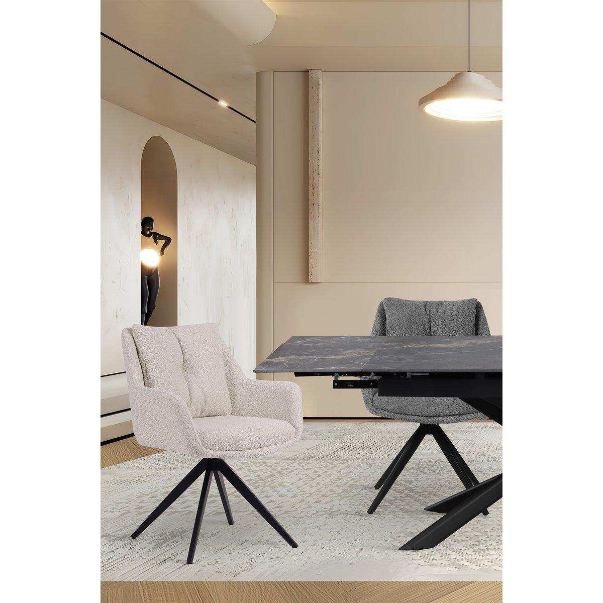 Armlehnstuhl mit 360° Drehfunktion - HomeDesign Knaus
