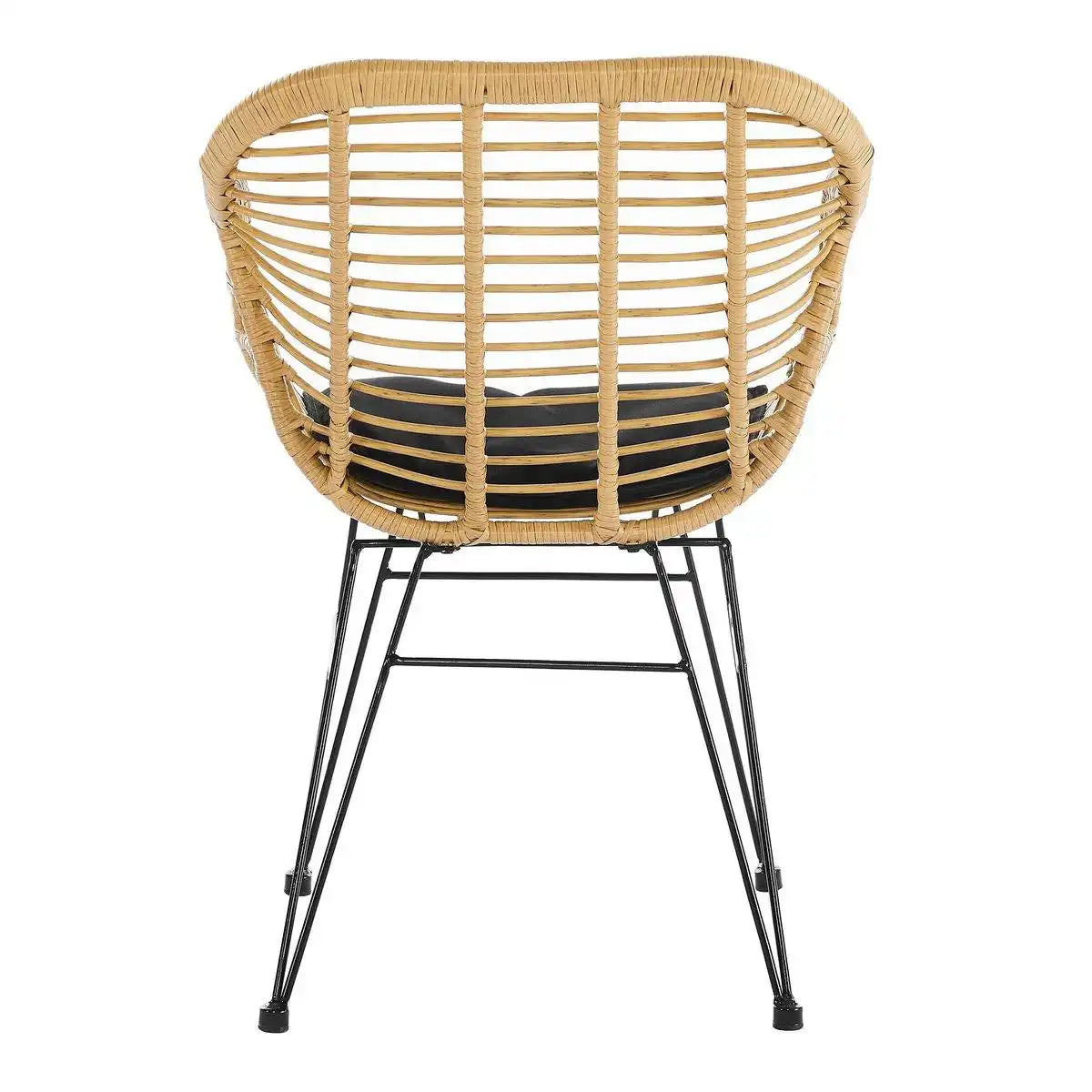 Armlehnstuhl Rattanoptik 2er Set natur - HomeDesign Knaus
