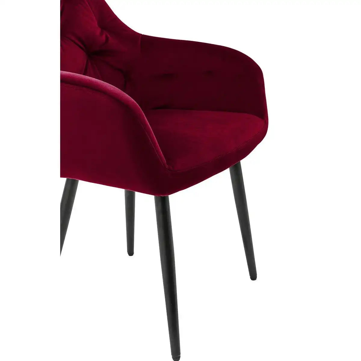 Armlehnstuhl Rot Samt - HomeDesign Knaus