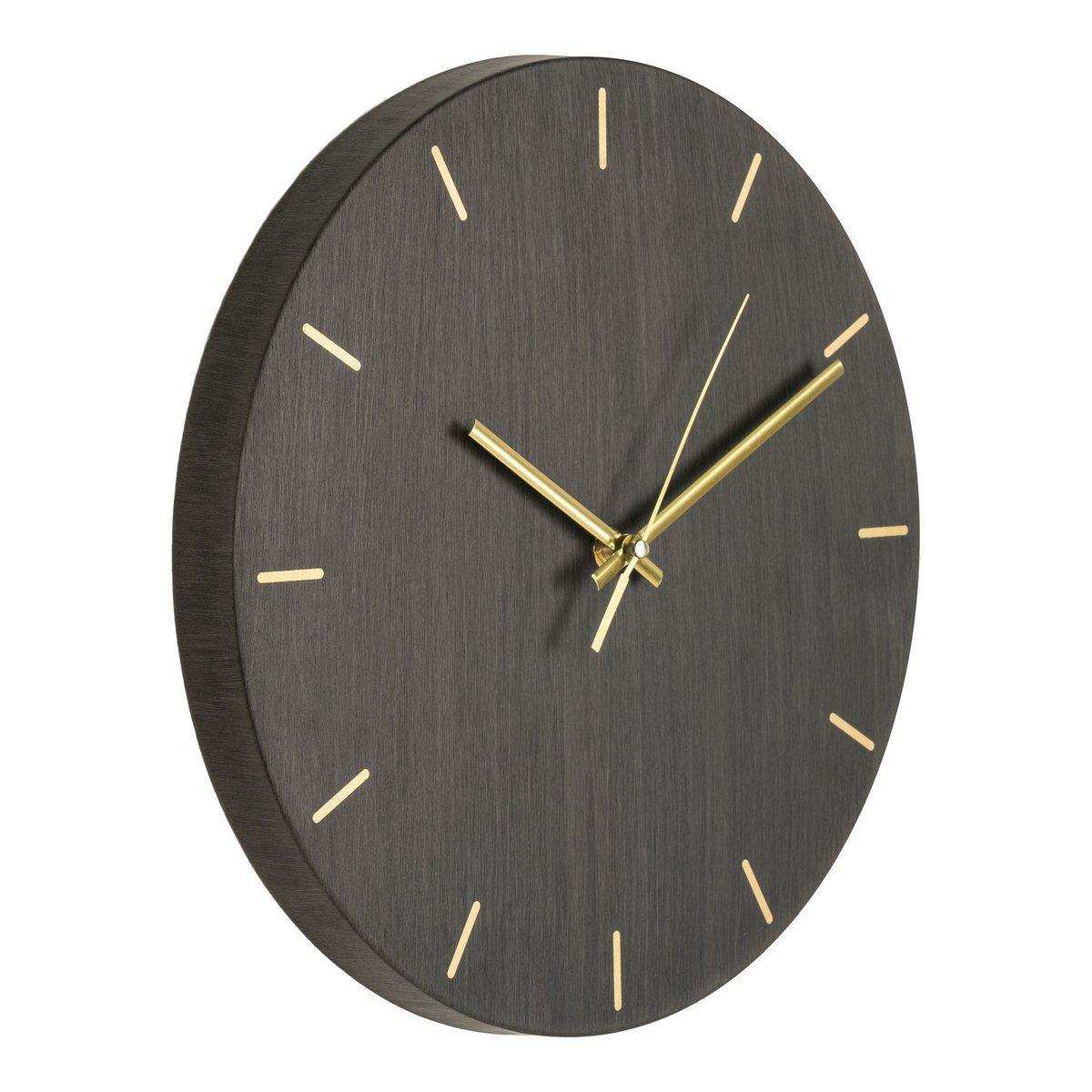 Asti Wanduhr - Grau, Ø30 cm - HomeDesign Knaus