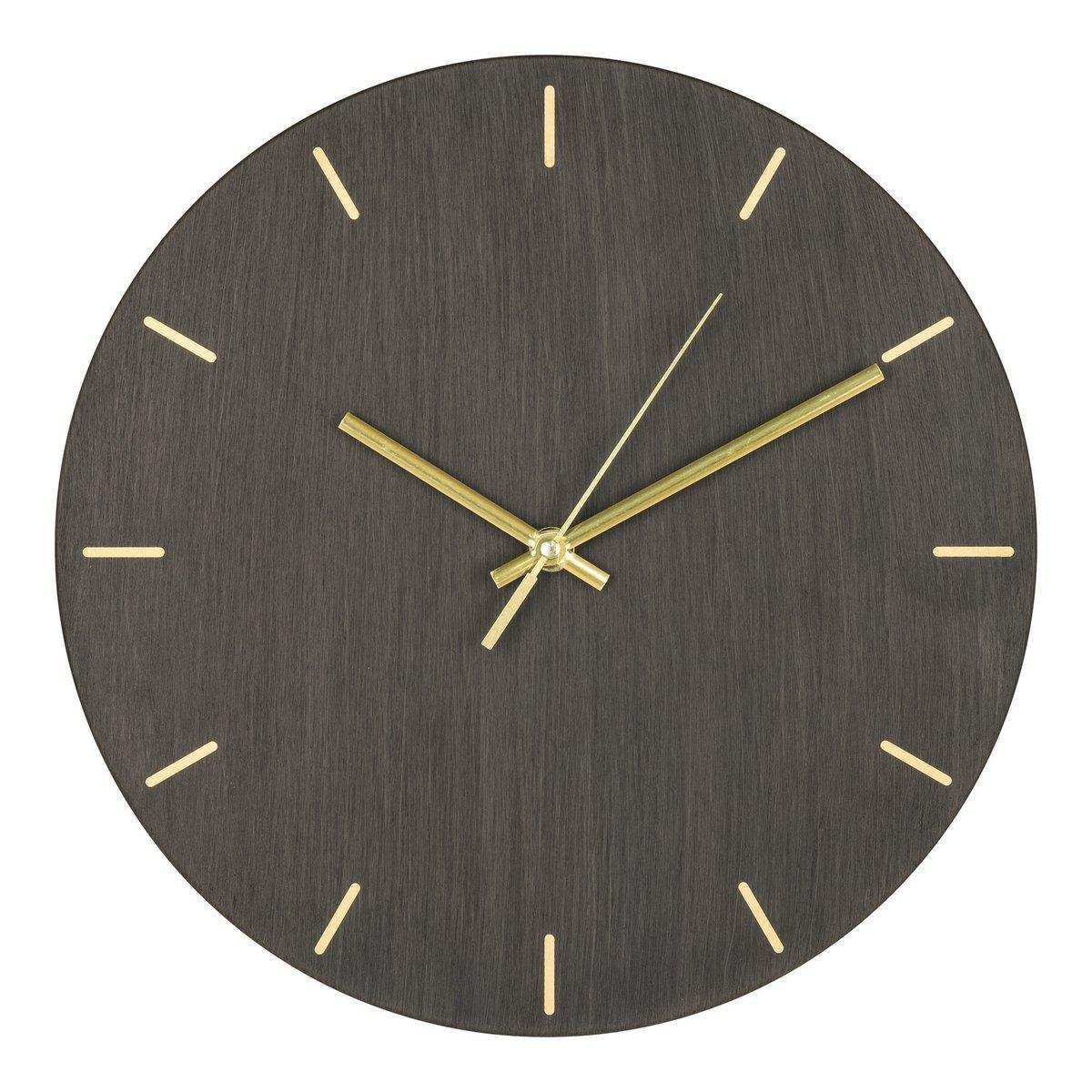Asti Wanduhr - Grau, Ø30 cm - HomeDesign Knaus
