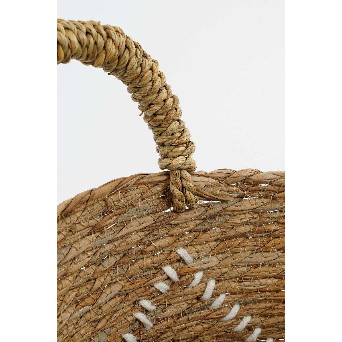Aufbewahrungskorb – 2er-Set – H49 x Ø38 cm – Seegras – Braun - HomeDesign Knaus