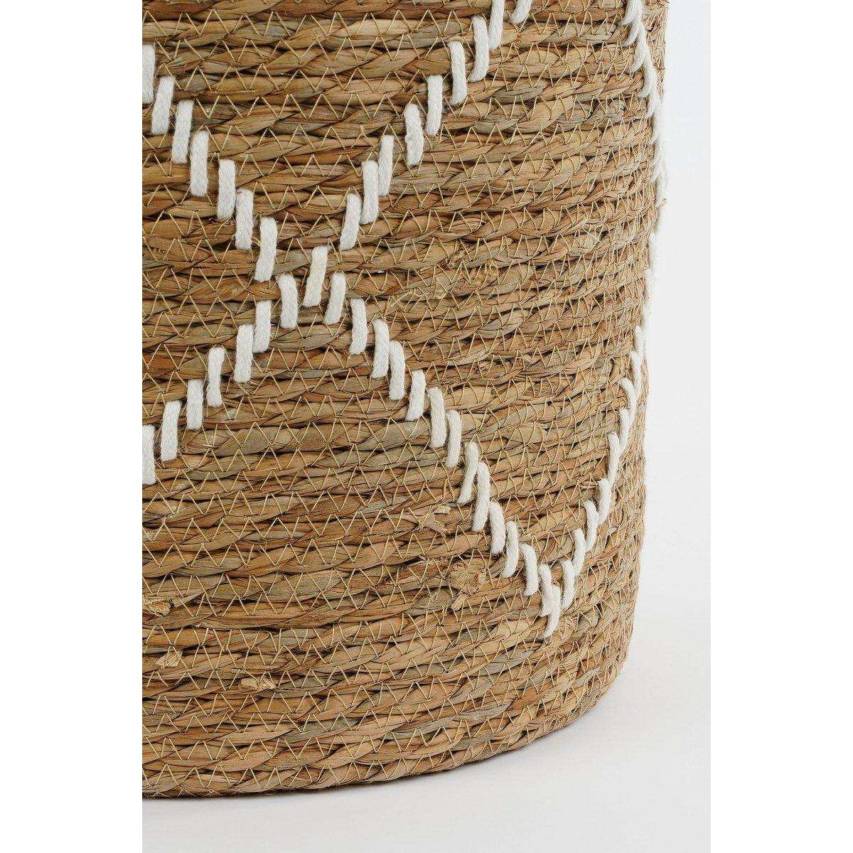 Aufbewahrungskorb – 2er-Set – H49 x Ø38 cm – Seegras – Braun - HomeDesign Knaus