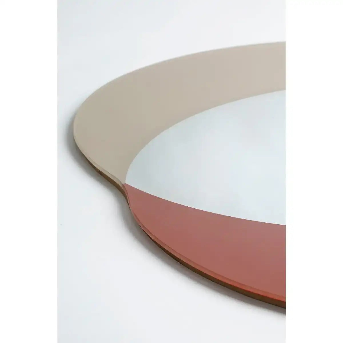 Avilo Wandspiegel – L58 x B45 cm – Dunkelrot - HomeDesign Knaus