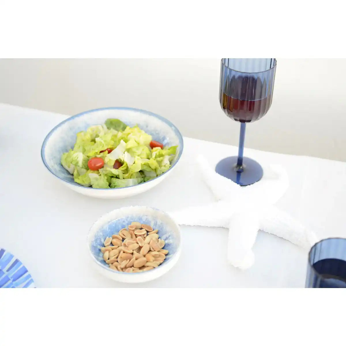 Azure Blue Bowl 23 cm - HomeDesign Knaus