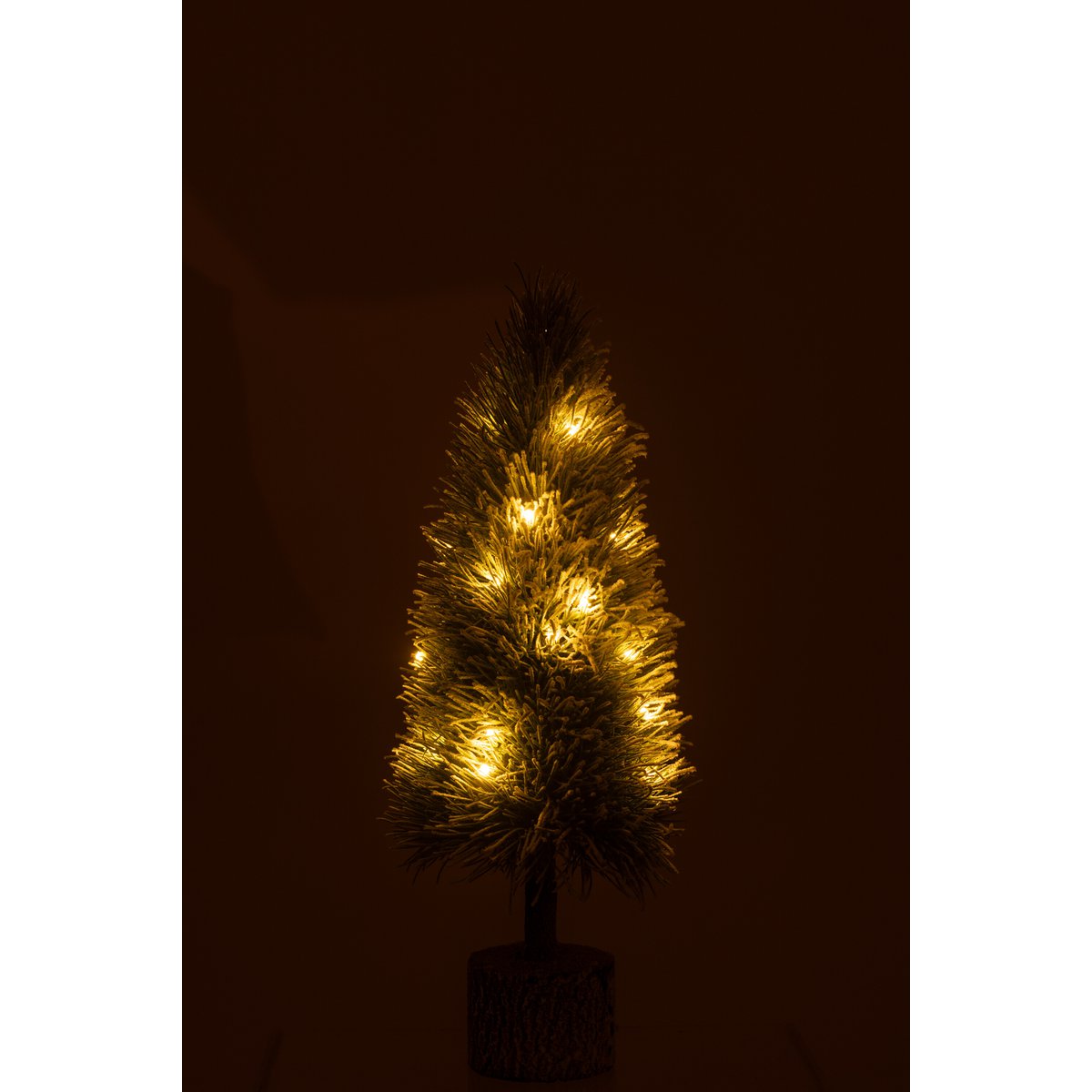 J-Line Weihnachtsbaum B+Led Kunststoff Schneegrün Medium