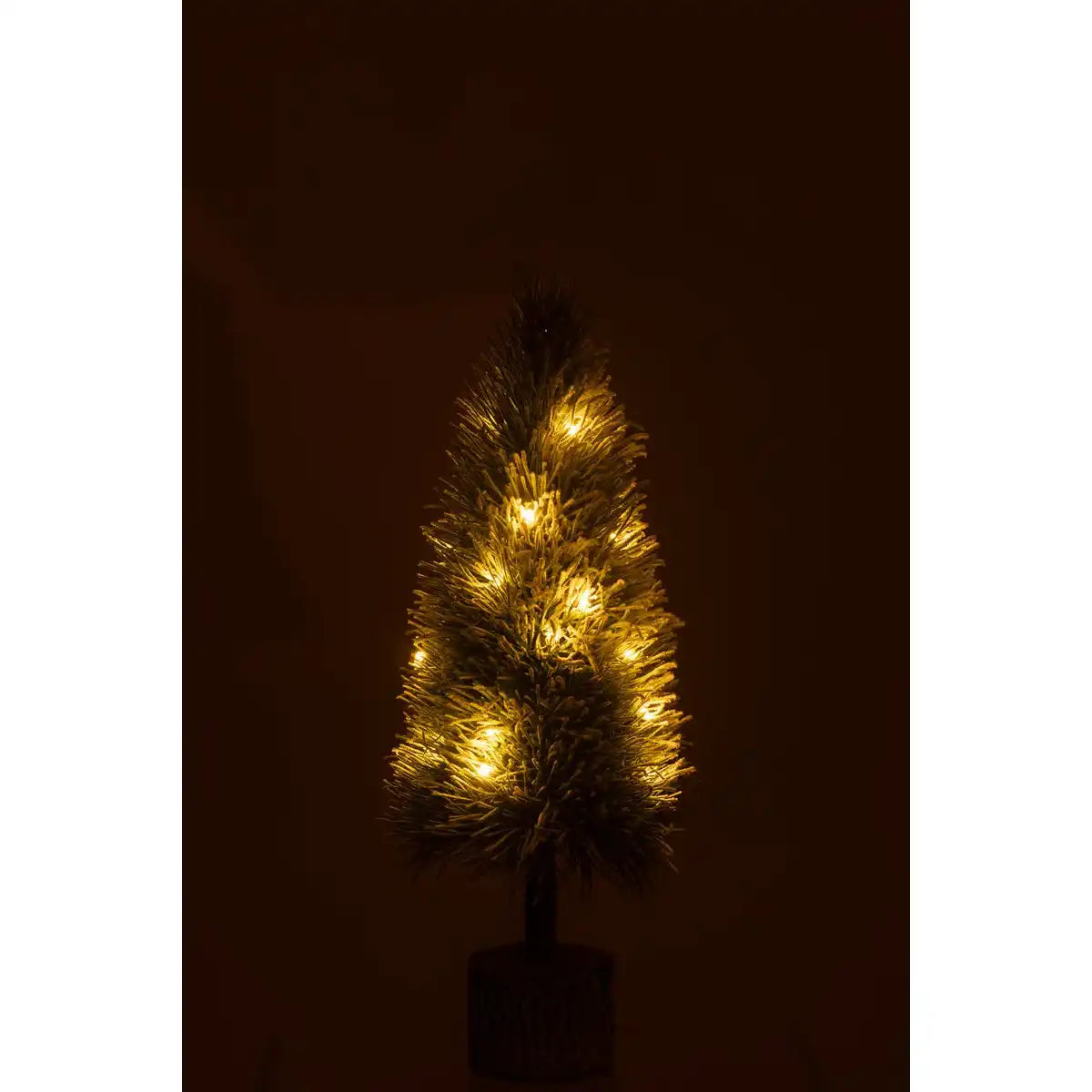 J-Line Weihnachtsbaum B+Led Kunststoff Schneegrün Medium