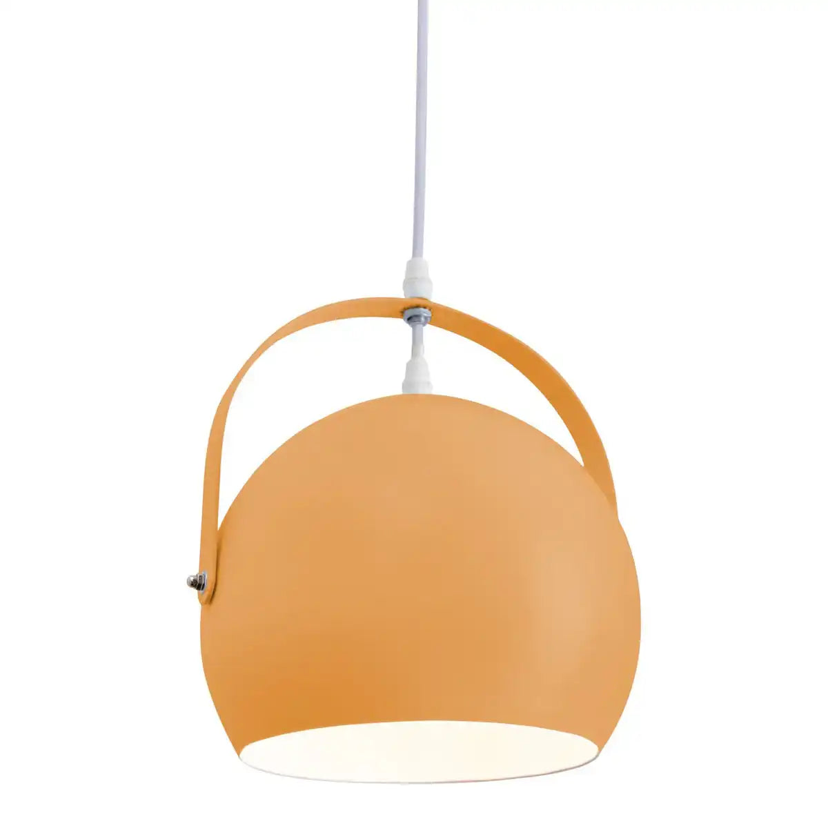 Pendelleuchte "COLORADO" orange Ø ca. 25 cm, Metall, E27-Fassung, Beleuchtung für Wohnzimmer, Esszimmer, Kinderzimmer
