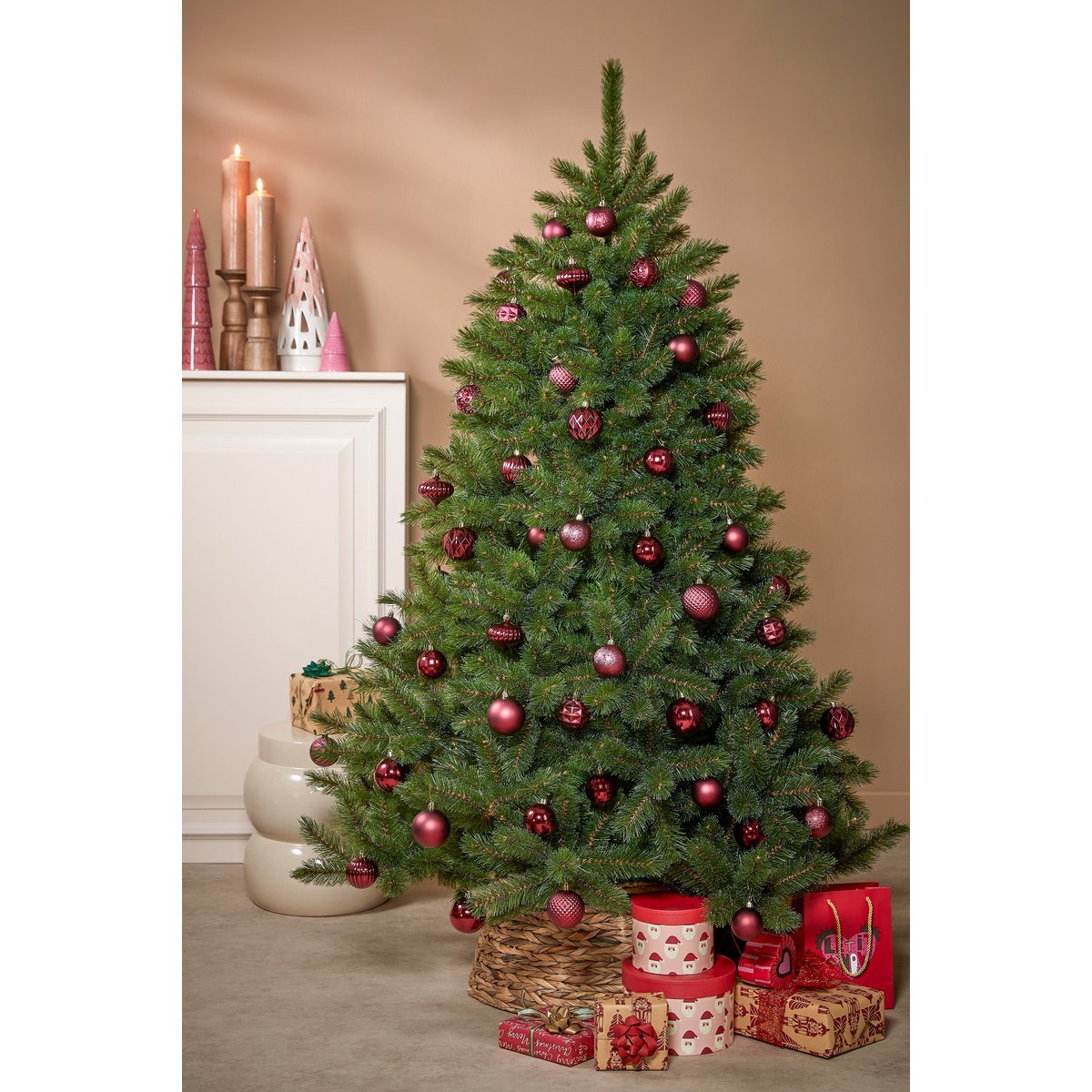 Premium Künstlicher Weihnachtsbaum – H215 x Ø140 cm – Grün