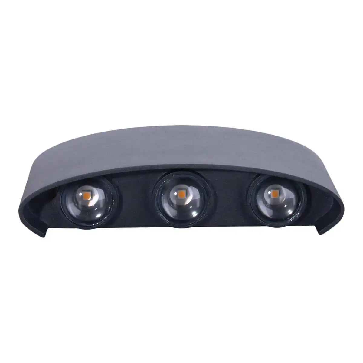 LED Außenwandleuchte "AURON" , aus Metall in Anthrazit, mit integrierter LED