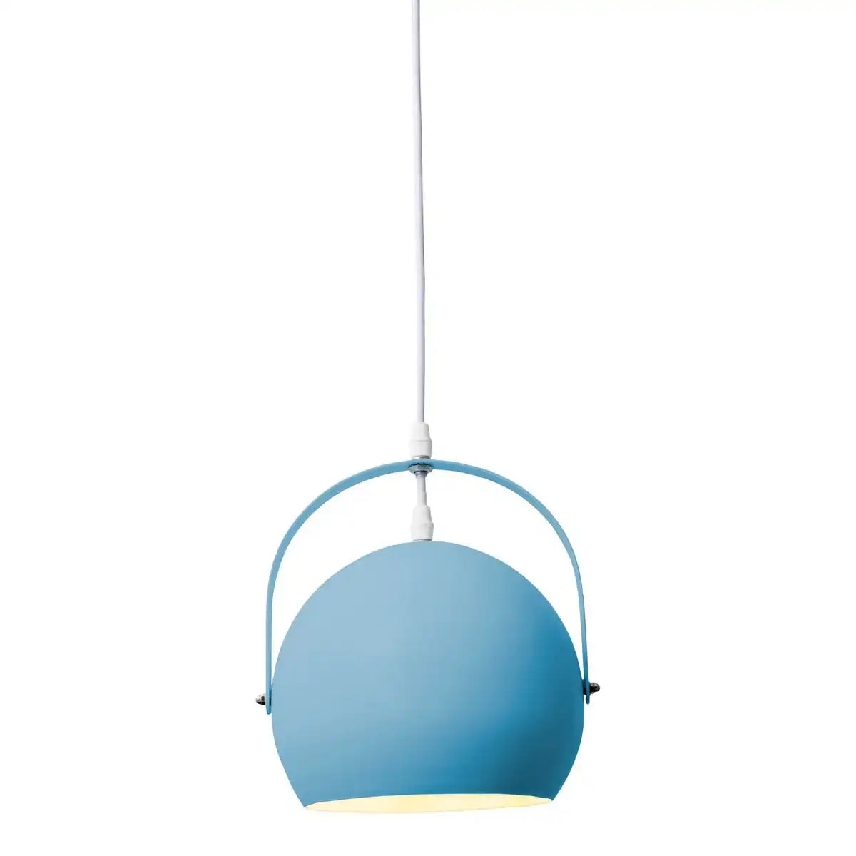Pendelleuchte "COLORADO" blau Ø ca. 25 cm, Metall, E27-Fassung, Beleuchtung für Wohnzimmer, Esszimmer, Kinderzimmer