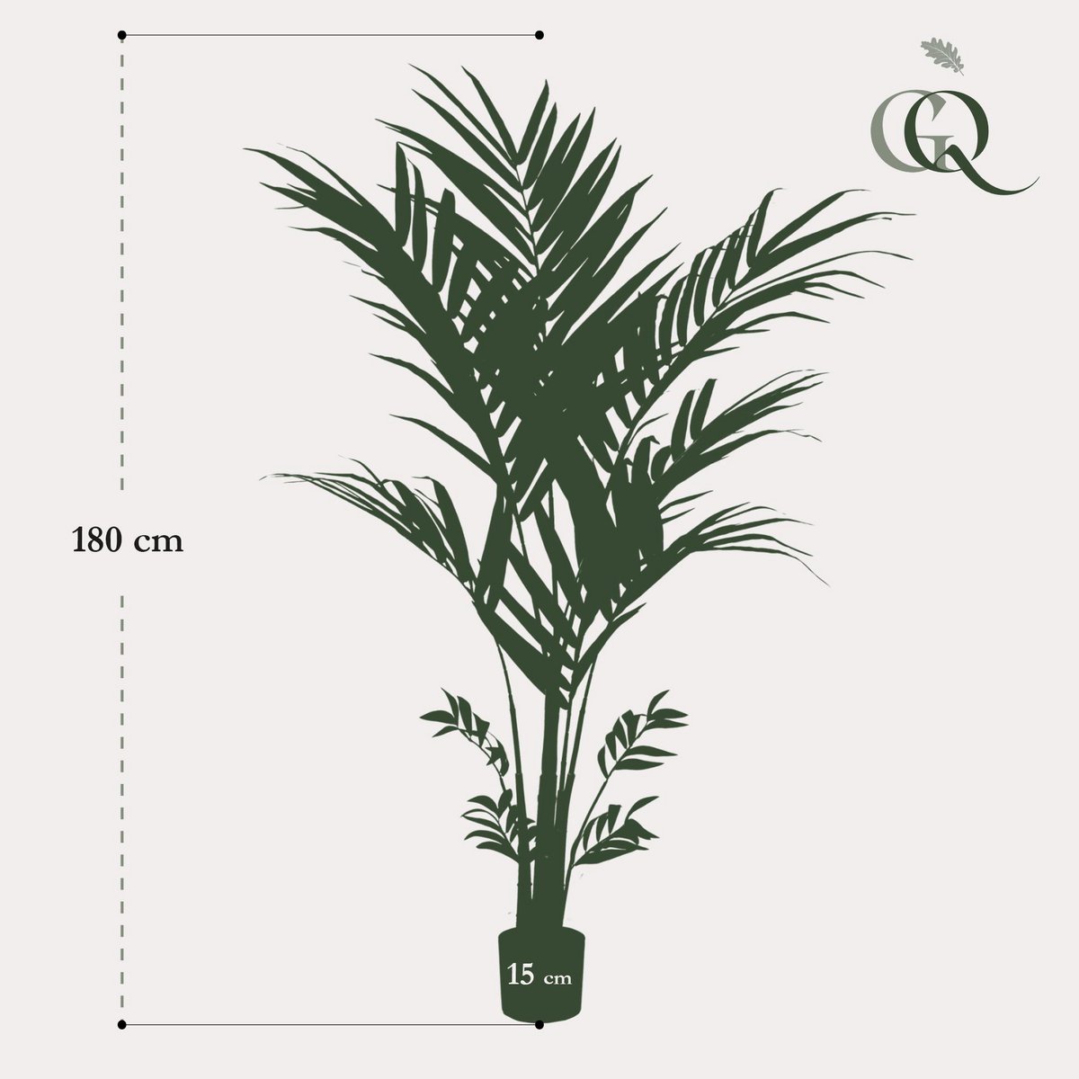 Kunstpflanze - Kentia -Kentiapalm - 180 cm