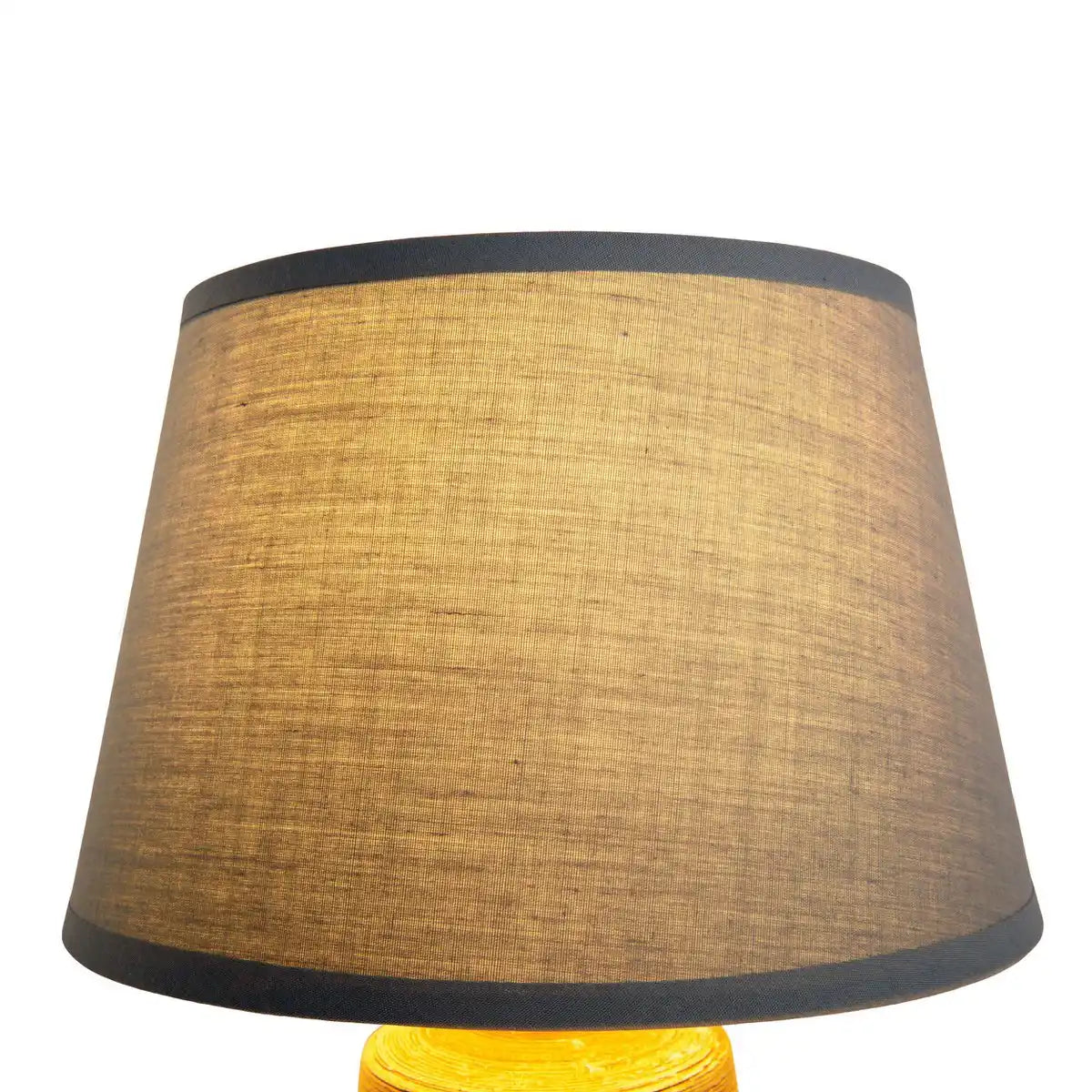 Keramik Tischleuchte "TALIA", Tischlampe aus Keramik, beige/grau, mit E14-Fassung, für Esszimmer, Wohnzimmer, Diele oder Büro, 31 cm hoch
